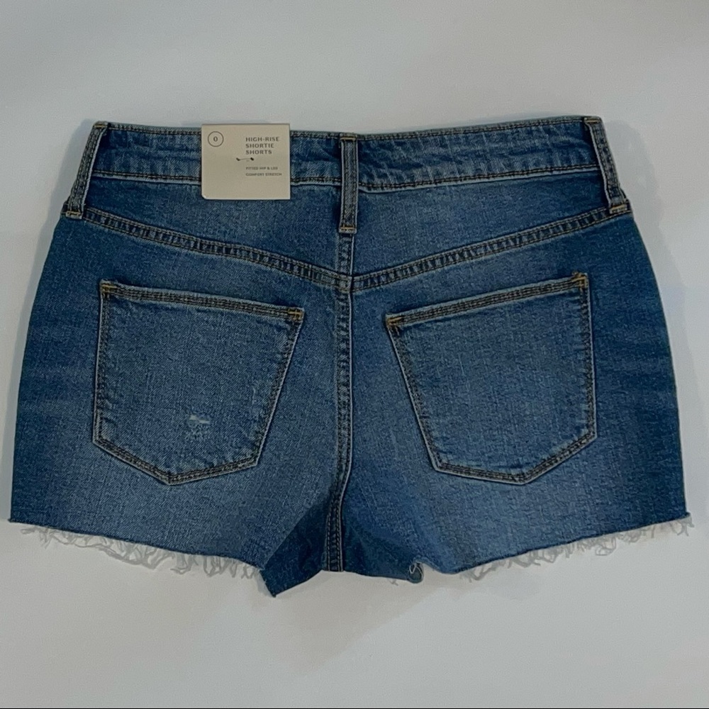 Universal Thread High Rise Distressed Shorts, 0 - Picture 2 of 4